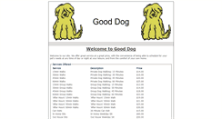 Desktop Screenshot of gooddog.petprosoftware.net