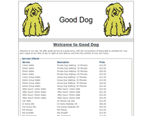 Tablet Screenshot of gooddog.petprosoftware.net